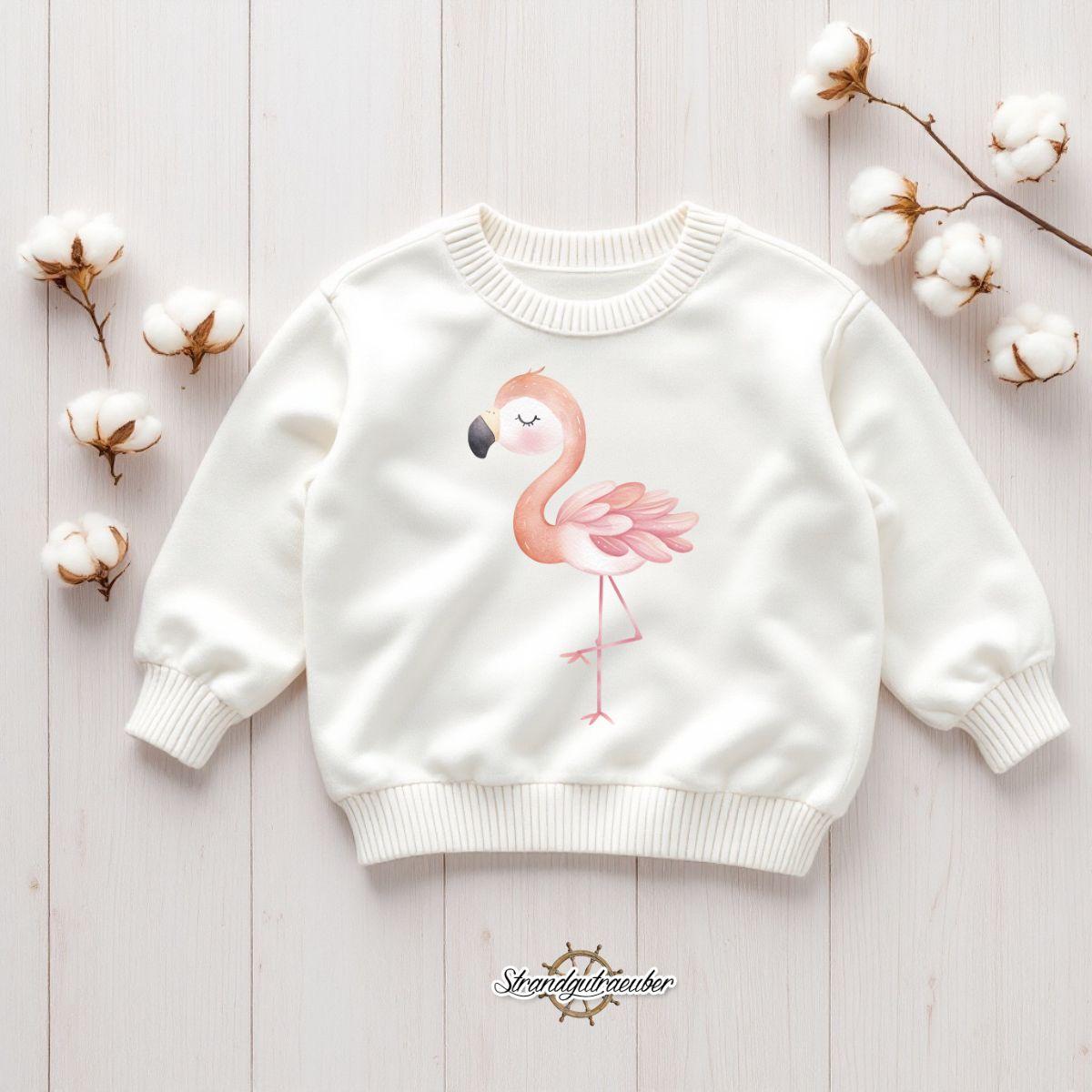Buegelbild Flamingo